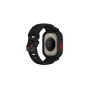 Apple Watch Ultra 49mm Uyumlu Skinarma Mecha 2in1 TPU Kasa Koruyucu + Silikon Kordon - 1