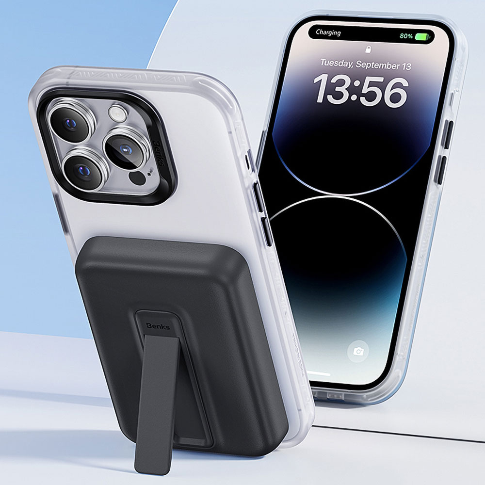 Benks MP09 M-safe Magnetik Standlı İnce Tasarımlı Powerbank 6000mAh - 11