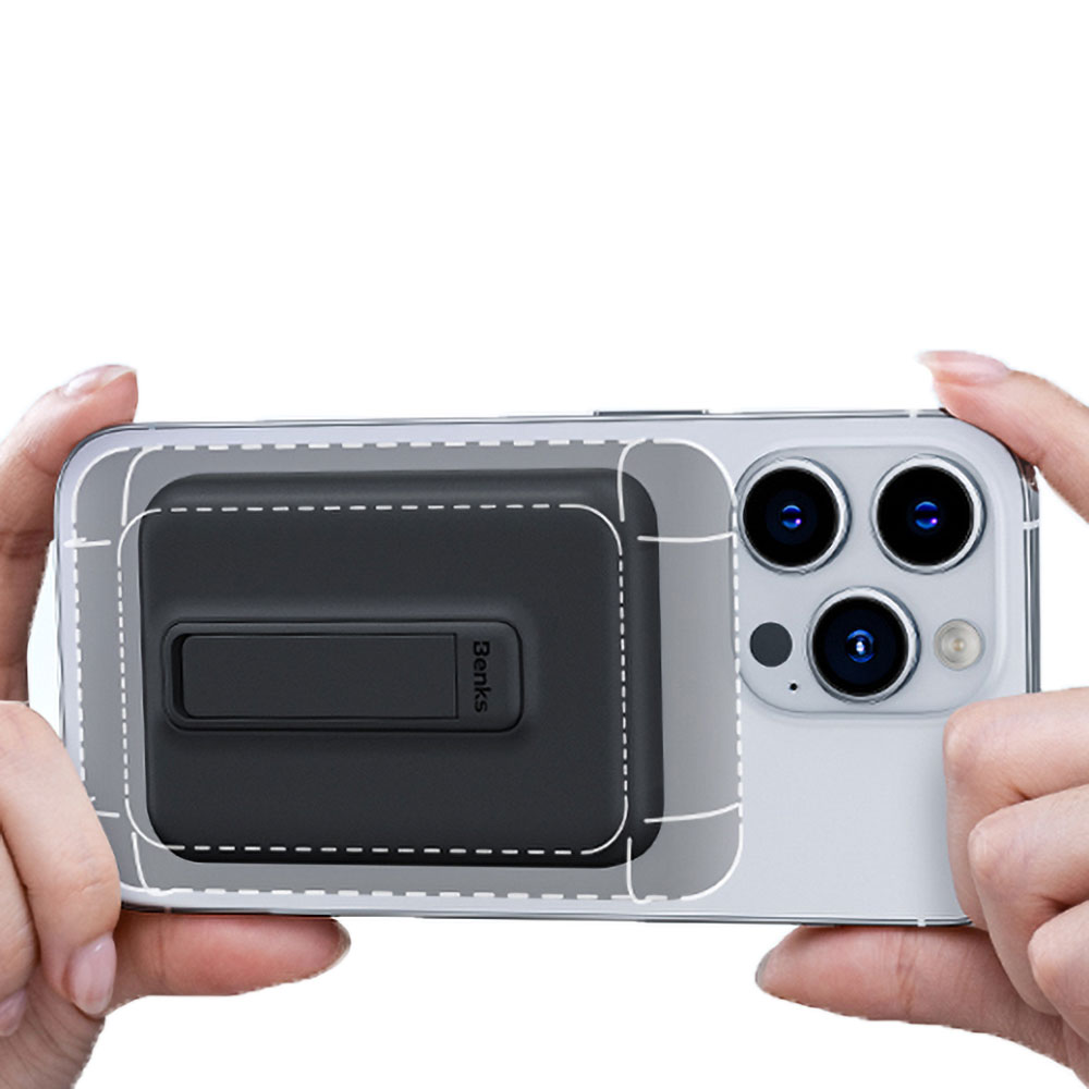 Benks MP09 M-safe Magnetik Standlı İnce Tasarımlı Powerbank 6000mAh - 16