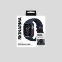Apple Watch 7 45mm Uyumlu Skinarma Mecha 2in1 TPU Kasa Koruyucu + Silikon Kordon - 14