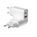 Wiwu Wi-U002 Quick Type-C PD & USB-A QC Hızlı Şarj Başlığı 20W - 1