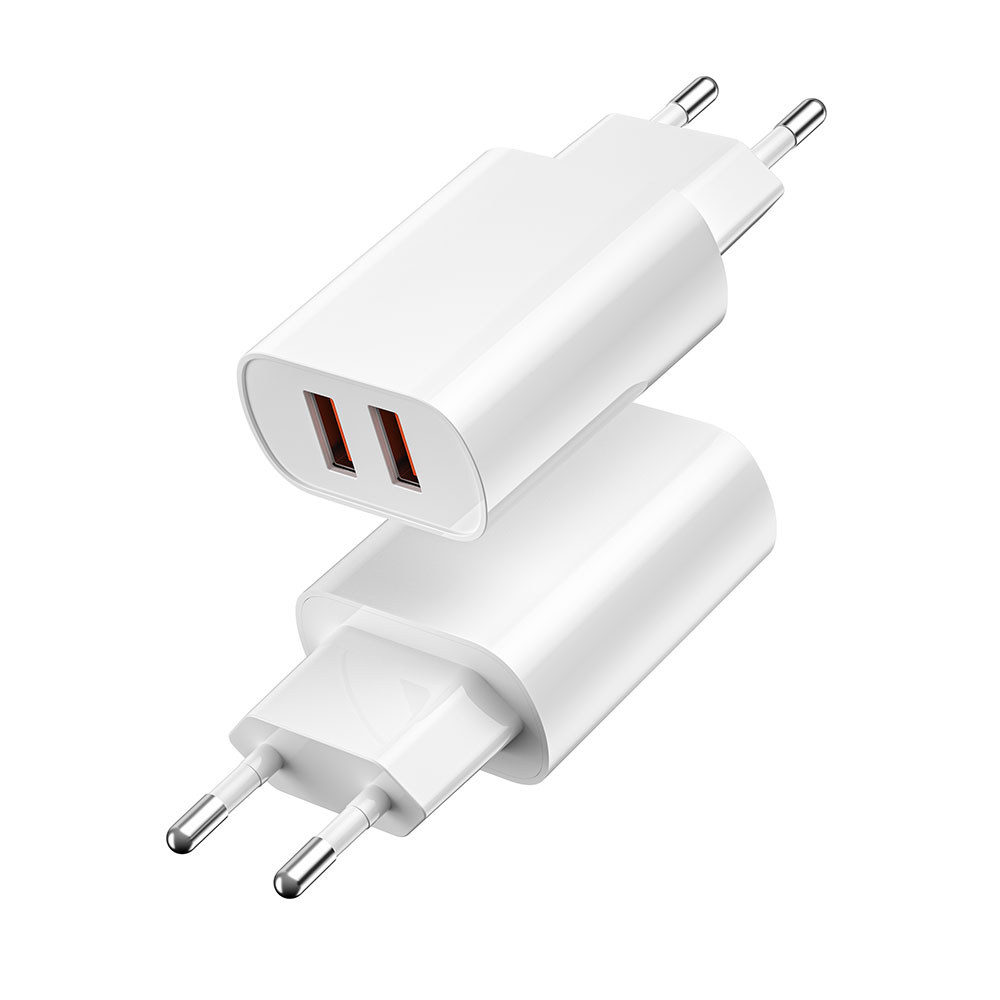Wiwu Wi-U003 Quick 2.1A Çift USB Çıkışlı Hızlı Şarj Başlığı Adaptörü - 1