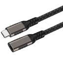 Qgeem Extension USB3.2 Type-C PD Uzatma Kablosu 100W 20Gbps 4K@60Hz 0.2 Metre - 3