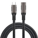 Qgeem Extension USB3.2 Type-C PD Uzatma Kablosu 100W 20Gbps 4K@60Hz 0.2 Metre - 7