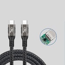 Qgeem QG01 Type-C to Type-C USB4 PD Data Kablosu 240W 40Gbps 8K@60Hz 1.5 Metre - 7