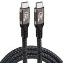Qgeem QG01 Type-C to Type-C USB4 PD Data Kablosu 240W 40Gbps 8K@60Hz 1 Metre - 2