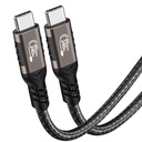 Qgeem QG01 Type-C to Type-C USB4 PD Data Kablosu 240W 40Gbps 8K@60Hz 1 Metre - 5