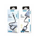 Go Des GD-UC072 3.5mm Jack Girişli Type-C 2in1 Şarj ve Ses Adaptörü - 1