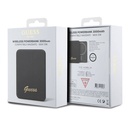 Guess Orjinal Lisanslı M-safe Şarj Özellikli Metal Yazı Logolu Powerbank 3000mAh 5W - 8
