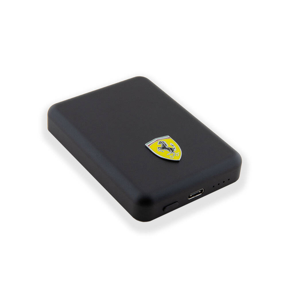 Ferrari Led Işıklı Göstergeli M-safe Magnetik Orjinal Lisanslı Powerbank 5000 Mah - 2