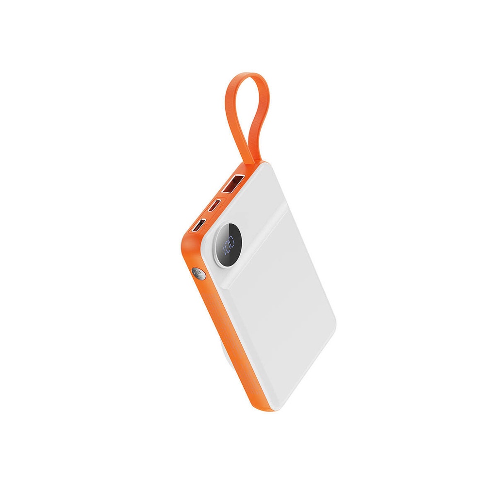Wiwu Wi-P007 LED Ekranlı Akıllı Saat Kablosuz Şarj Özellikli Taşınabilir Powerbank 10000mAh 22.5W - 9