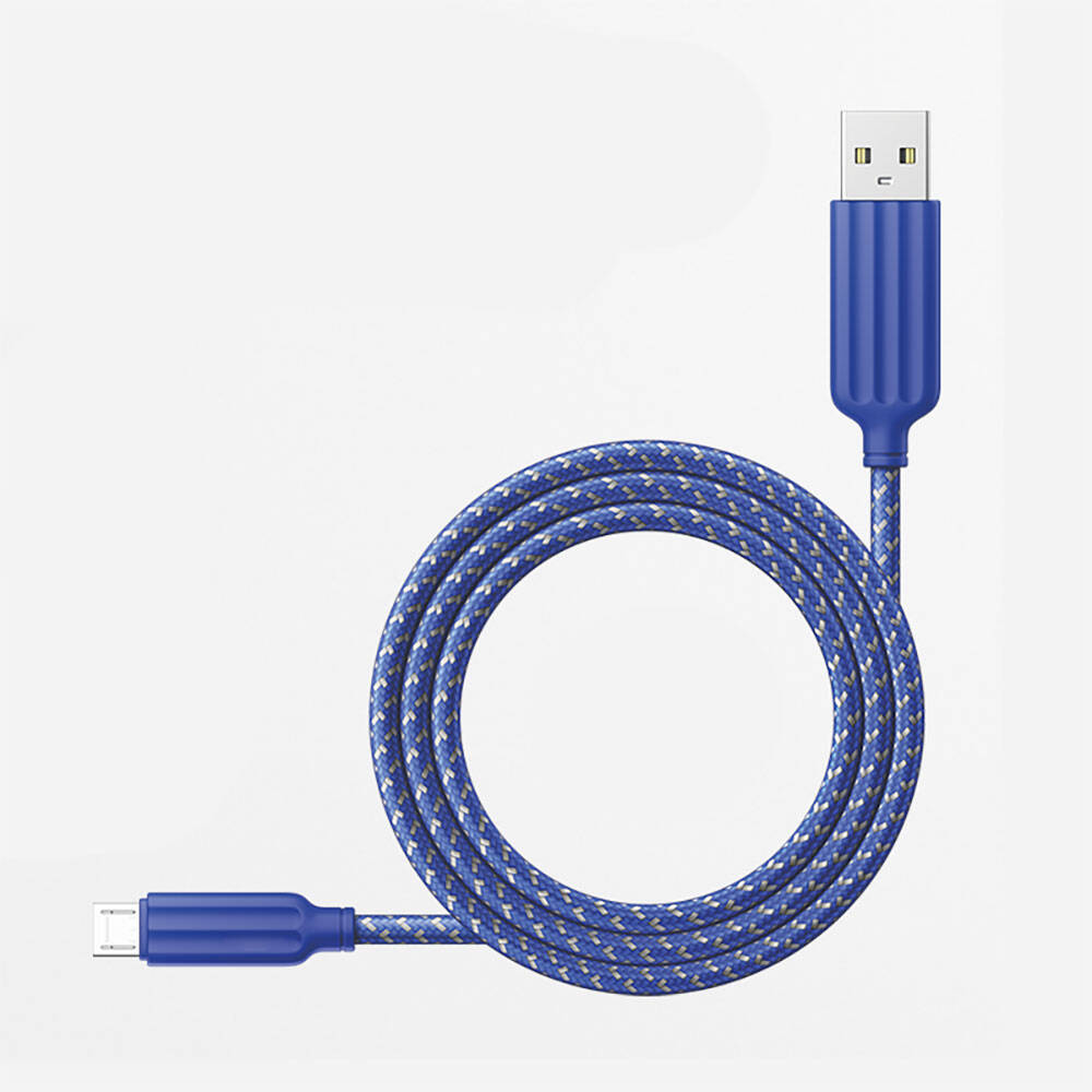 Recci RTC-N23M 2.4A Hızlı Şarj Özellikli Micro to USB-A Kablo 1M - 3
