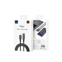 Wiwu Wi-C020 Thor Serisi 100W Hızlı Şarj Özellikli Type-C to Type-C Kablo 1.2M - 3