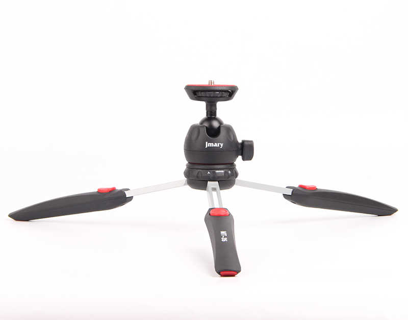 Jmary MT-35 Tripod 360 Derece Oynar Başlıklı Çok Yönlü Kısa Telefon Sabitleyici - 1