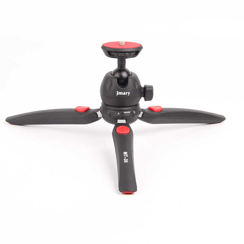Jmary MT-35 Tripod 360 Derece Oynar Başlıklı Çok Yönlü Kısa Telefon Sabitleyici - 2
