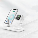 Recci RCW-20 Prestige Serisi 3in1 M-safe 15W Hızlı Şarj Özellikli Magnetik Kablosuz Şarj Standı - 1