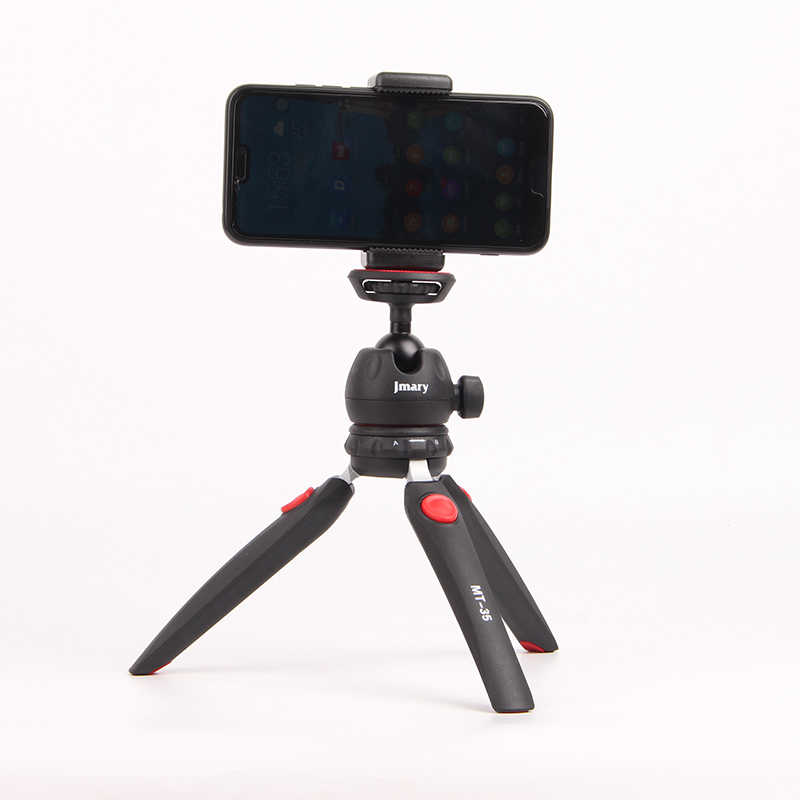 Jmary MT-35 Tripod 360 Derece Oynar Başlıklı Çok Yönlü Kısa Telefon Sabitleyici - 8