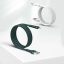 Recci RTC-N35L Hızlı Şarj Özellikli 100cm Lightning to USB-A Kablo - 3