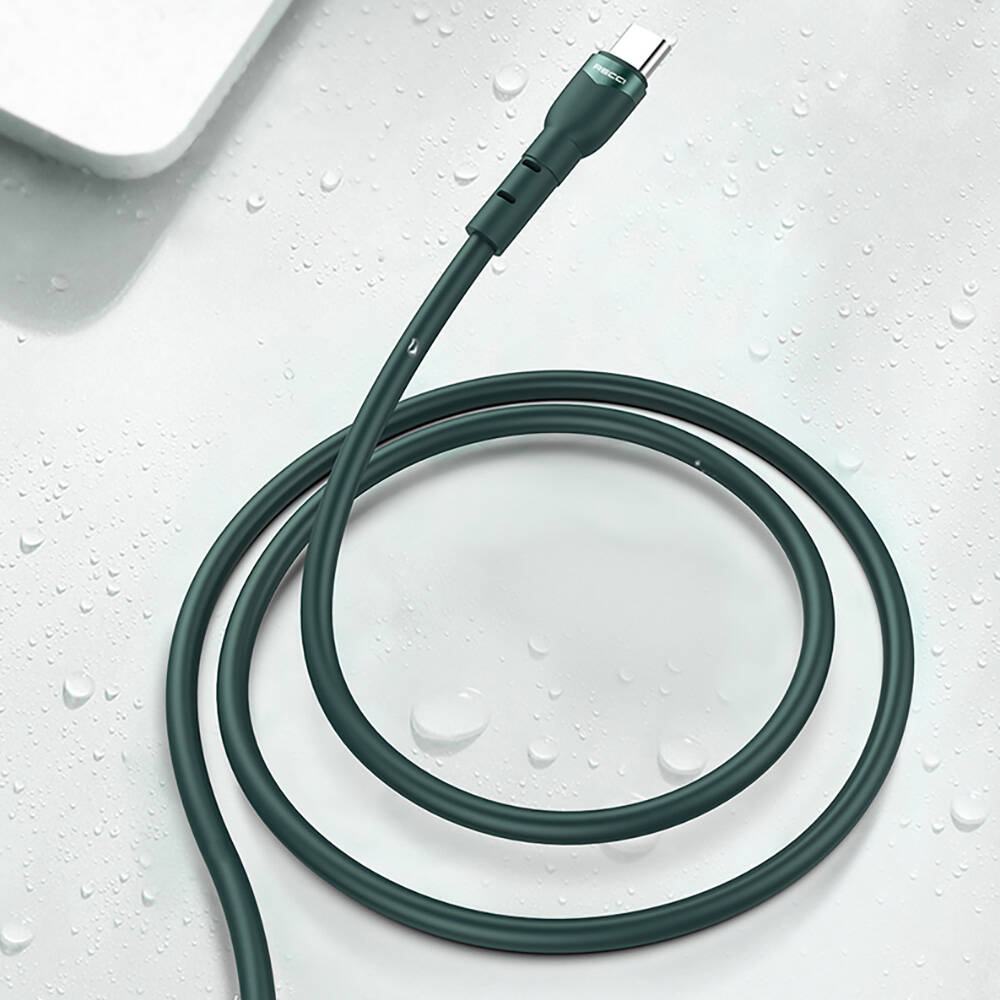Recci RTC-P35CL Hızlı Şarj Özellikli 100cm Type-C to Lightning Kablo - 1