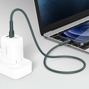 Recci RTC-P35CL Hızlı Şarj Özellikli 100cm Type-C to Lightning Kablo - 2