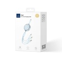 Wiwu Wi-C023 Vigor Serisi 3in1 Type-C Lightning Micro USB Makaralı Data ve Şarj Kablosu 100W 1.5M - 4