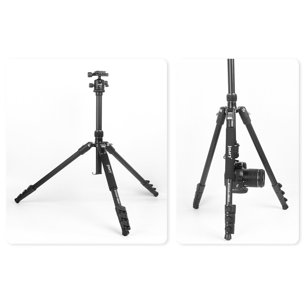 Jmary KT3255NB30 3 Kademeli 164.5cm Fonksiyonel Ayrılabilir Monopod Tasarım Başlıklı Tripod - 4