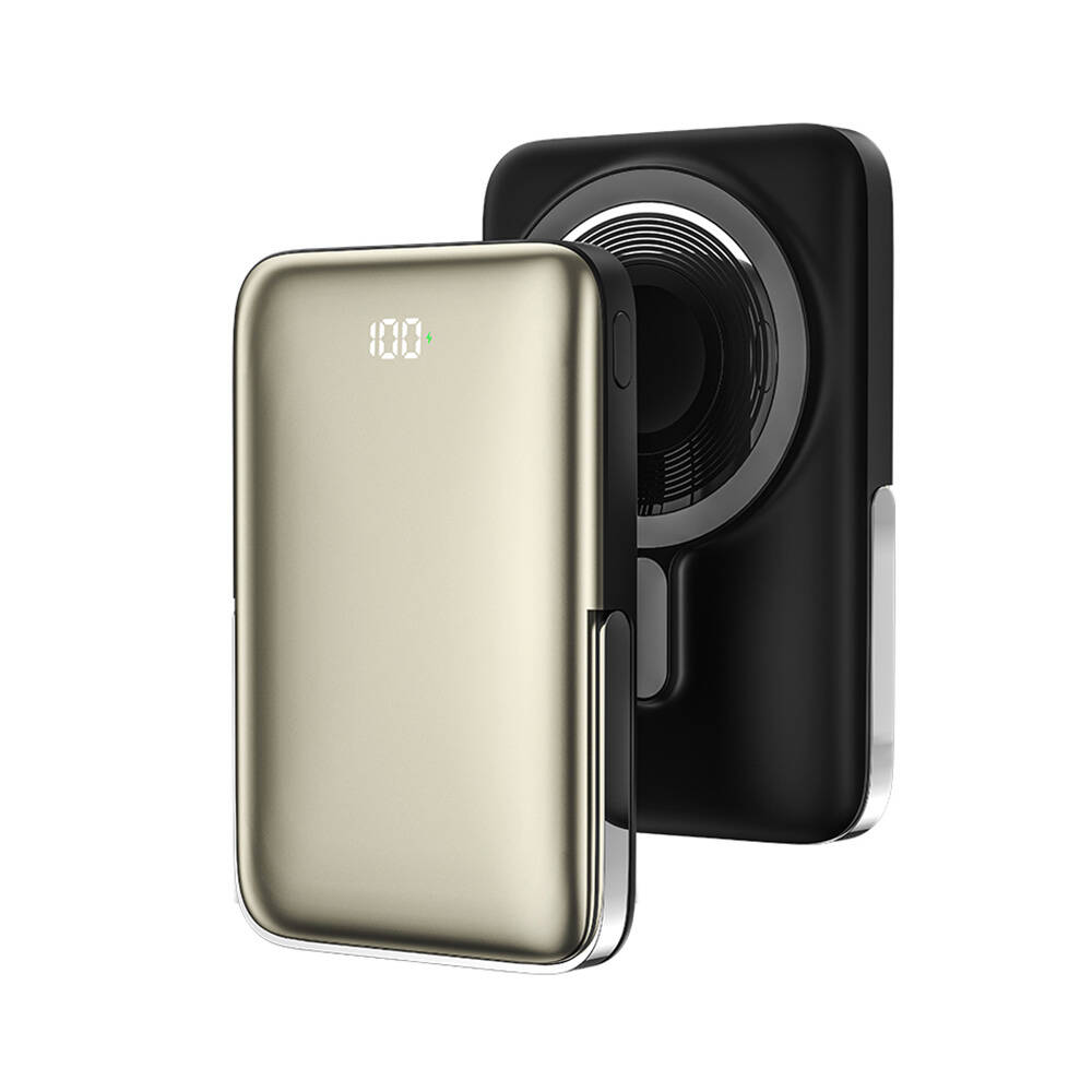 Wiwu Wi-P018 Elite Serisi Led Ekranlı M-safe Powerbank Wireless 15W 10000mAh - 9