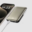 Wiwu Wi-P018 Elite Serisi Led Ekranlı M-safe Powerbank Wireless 15W 10000mAh - 10