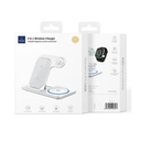 Wiwu Wi-W020 3in1 Katlanabilir Hızlı Şarj Özellikli Magnetik Kablosuz Şarj Standı - 7