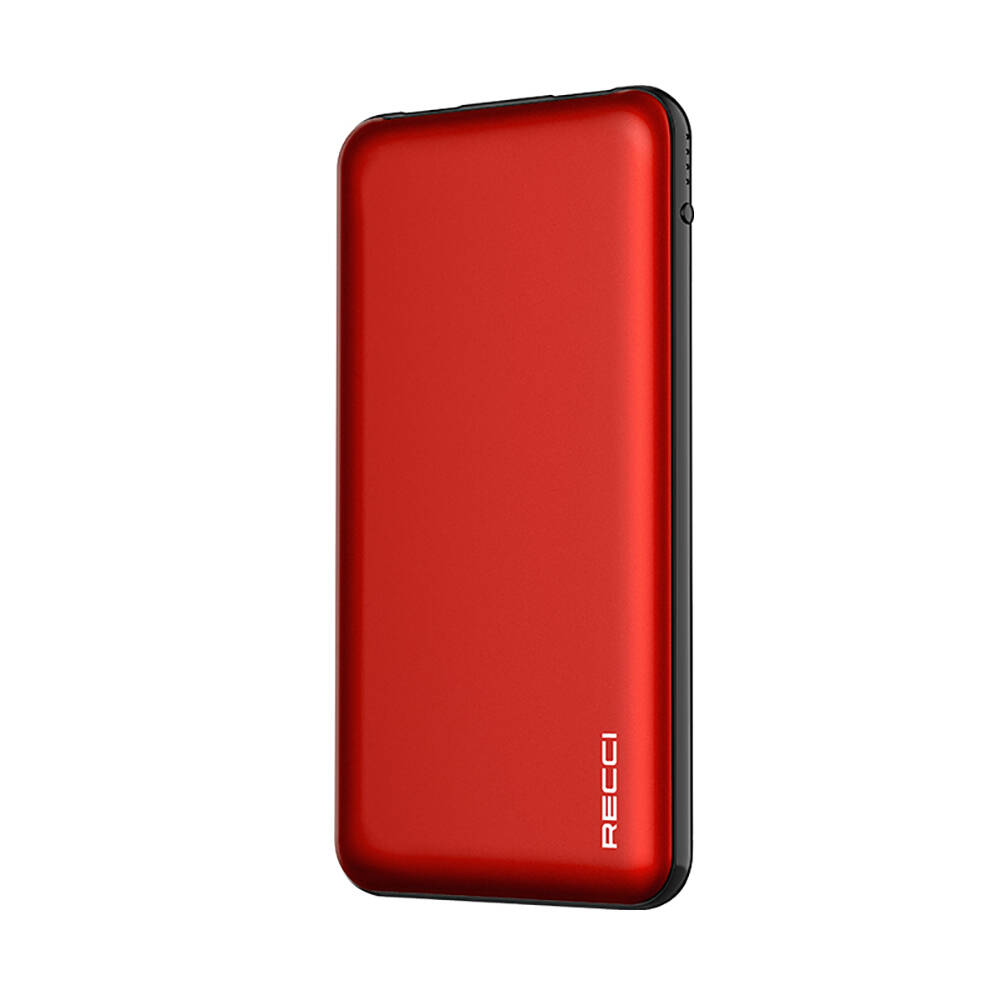 Recci RPB-P05 Greeny Serisi LED Işık Göstergeli Hızlı Şarj Özellikli Taşınabilir Powerbank 22.5W 10000mAh - 5