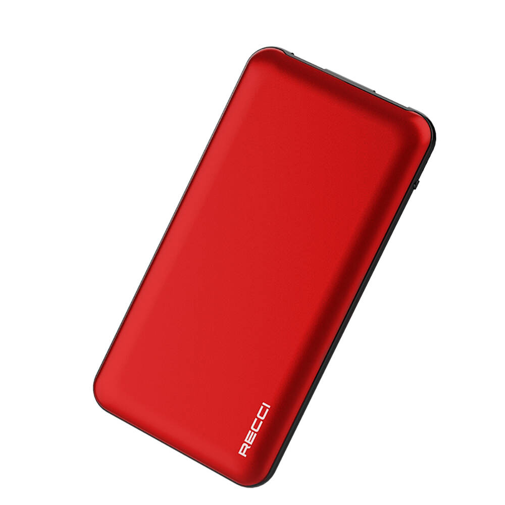 Recci RPB-P05 Greeny Serisi LED Işık Göstergeli Hızlı Şarj Özellikli Taşınabilir Powerbank 22.5W 10000mAh - 6