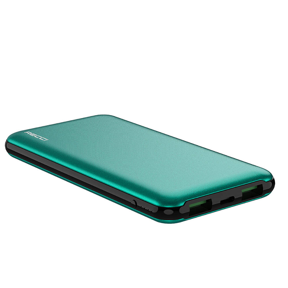 Recci RPB-P05 Greeny Serisi LED Işık Göstergeli Hızlı Şarj Özellikli Taşınabilir Powerbank 22.5W 10000mAh - 8