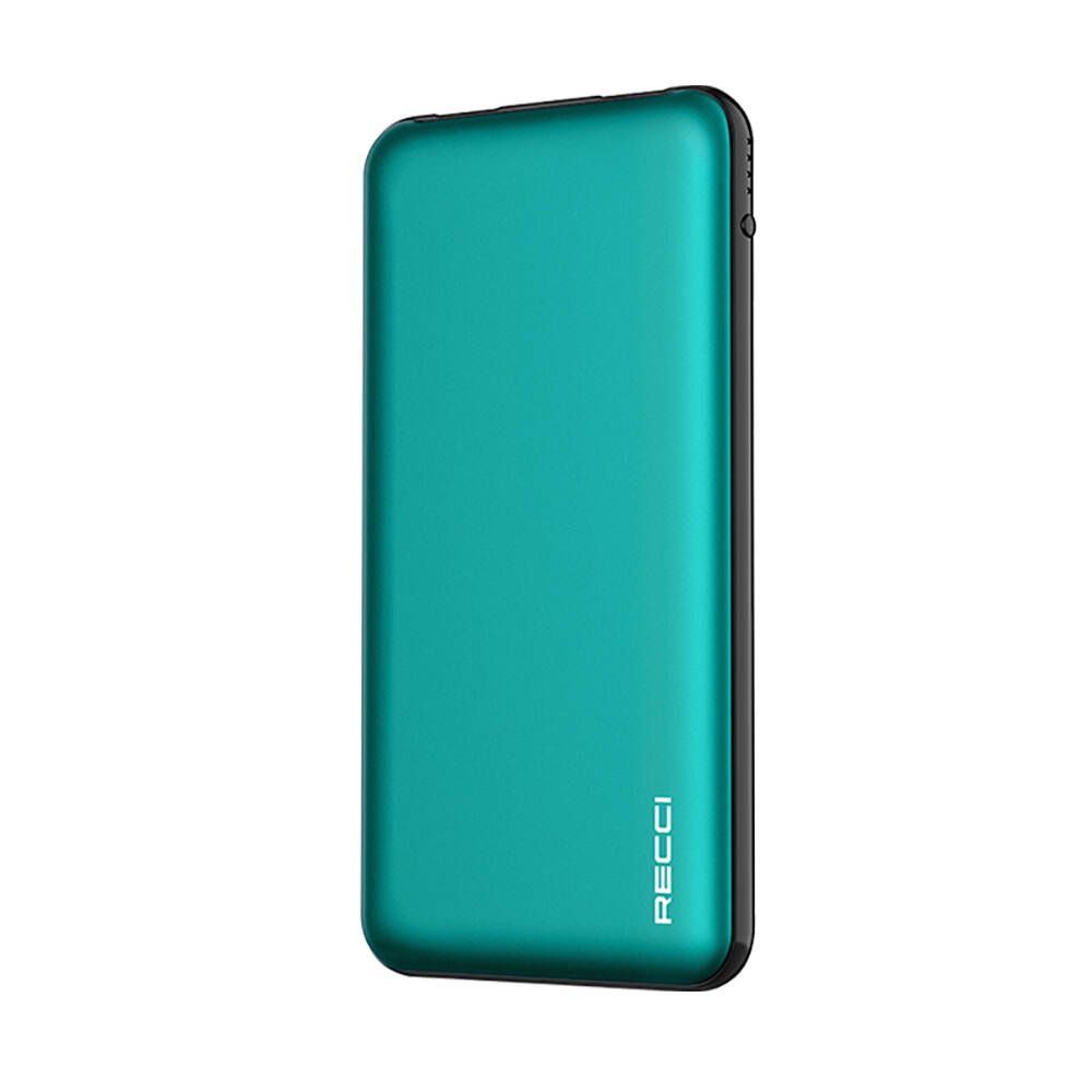 Recci RPB-P05 Greeny Serisi LED Işık Göstergeli Hızlı Şarj Özellikli Taşınabilir Powerbank 22.5W 10000mAh - 9