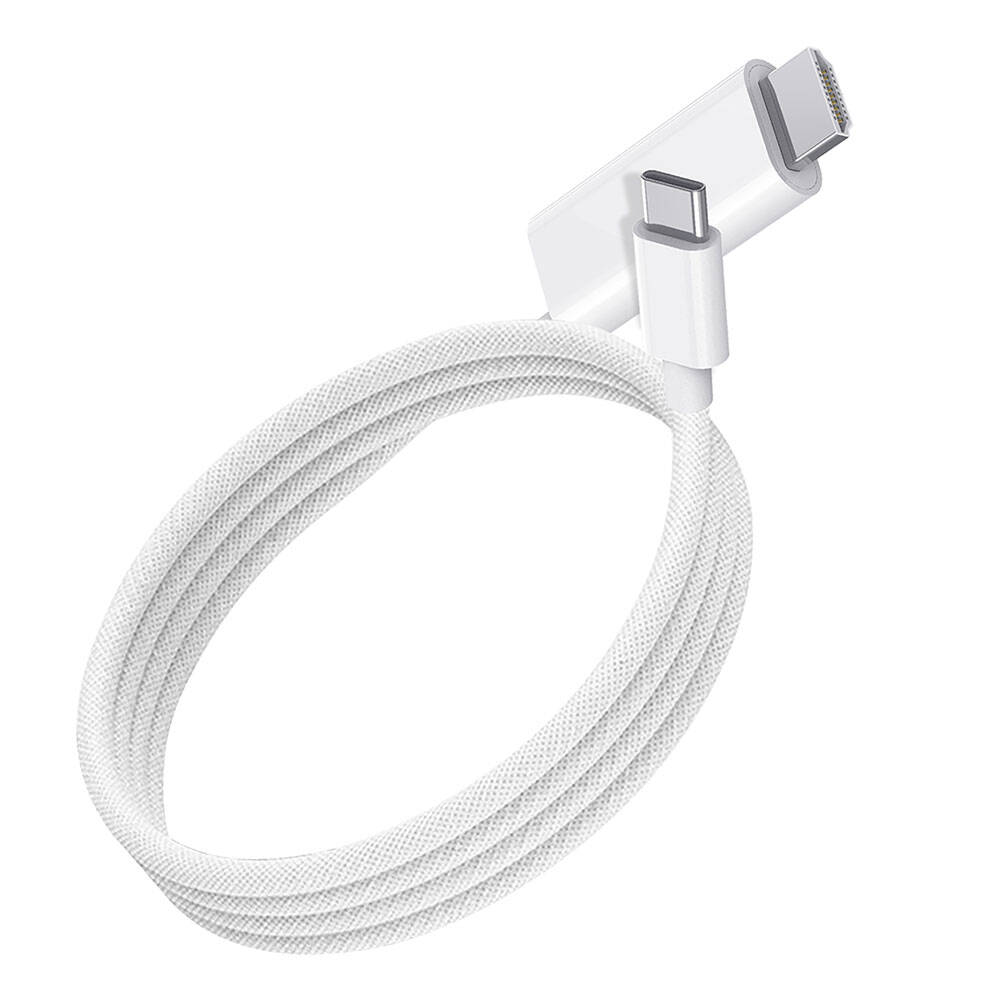 Wiwu Wi-PS001 Type-C to HDMI (4K@60Hz) PD Şarj ve Projeksiyon Kablosu 1.8M - 3