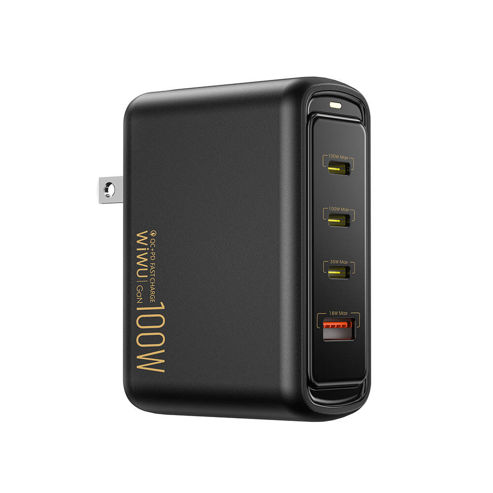 Wiwu Wi-U022W Warrior Serisi GaN Teknolojili 100W QC+PD Universal Hızlı Şarj Başlığı - 7