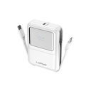 Lapas LP-PW002 Dijital LED Göstergeli Type-C & Lightning Kablosuz Taşınabilir Powerbank 10.000mAh - 1