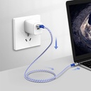 Recci RTC-N32C Instant Serisi USB-A to Type-C 3A Hızlı Şarj Özellikli Şarj ve Data Kablosu 1M - 4
