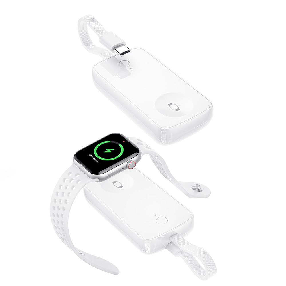 Wiwu Wi-M22 Ark Serisi 2in1 Akıllı Saat Mini Wireless Powerbank 2000mAh 2W - 5