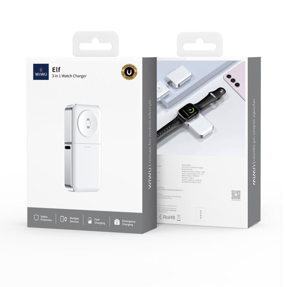 Wiwu Wi-M21 Elf Serisi 3in1 Mini Wireless Powerbank 1100mAh 3W - 11
