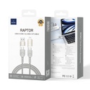 Wiwu 4in1 Raptor Serisi Çoklu USB-A + Type-C to Type-C + Lightning Şarj ve Data Kablosu 100W 120cm - 4