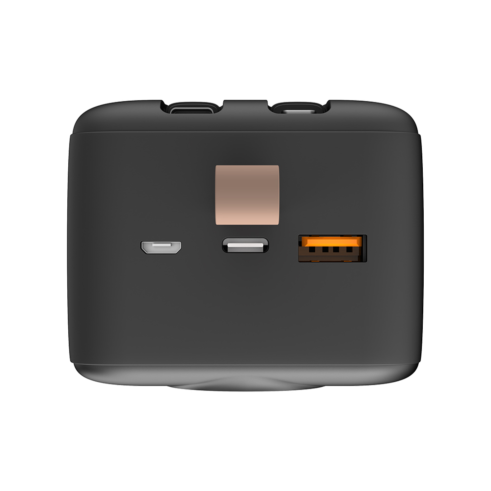 Lenyes PXD487D Dijital LED Göstergeli Type-C ve Lightning Kablolu Askılı Powerbank 22.5W 40.000mAh - 6