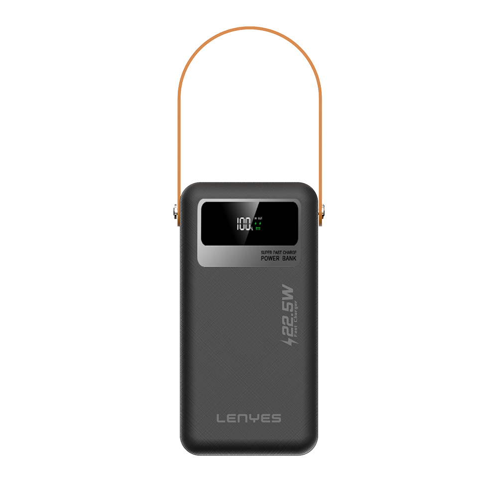 Lenyes PX691D LED Göstergeli Taşınabilir Askılı Powerbank 22.5W 60.000mAh - 1