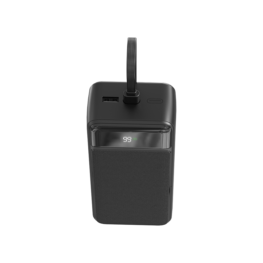Lenyes PX355D Dijital LED Ekranlı Type-C ve Lightning Kablolu Powerbank 22.5W 30.000mAh - 2