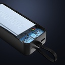 Lenyes PX355D Dijital LED Ekranlı Type-C ve Lightning Kablolu Powerbank 22.5W 30.000mAh - 7