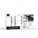 Lenyes LC111 Çoklu Şarj Kablolu Fener Ve Çakmaklık Özellikli 4in1 Kablo 60W 1M - 4