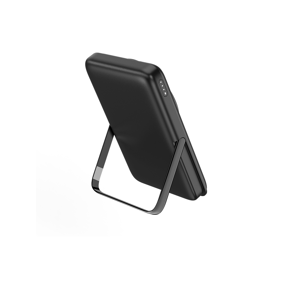 Wiwu Wi-P011 Gentleman Serisi LED Işık Göstergeli Standlı Kablosuz Powerbank 10.000mAh 15W - 3