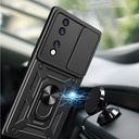 Honor 70 Kılıf Magnetik Standlı Kamera Korumalı Zore Sürgülü Vega Kapak - 3