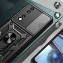 Honor 70 Kılıf Magnetik Standlı Kamera Korumalı Zore Sürgülü Vega Kapak - 4