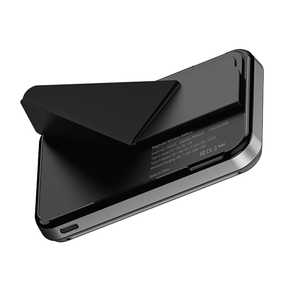 Raptic Trio Standlı Wireless ve PD Hızlı Şarj Özellikli Powerbank 15W 5000mAh - 1