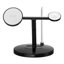 Wiwu Wi-W032 4 in 1 Magnetik Hızlı Şarj Özellikli Kablosuz Şarj Standı 15W - 1